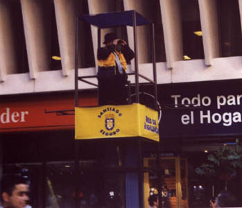Strandwache? Fußgängerzone in Santiago de Chile